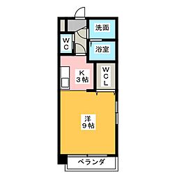 間取図画像 1K