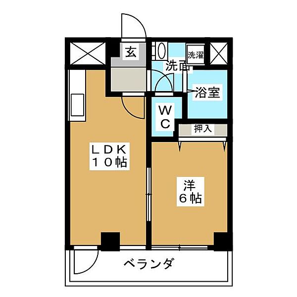 パークビュー栄 ｜愛知県名古屋市中区栄１丁目(賃貸マンション1LDK・7階・37.70㎡)の写真 その2