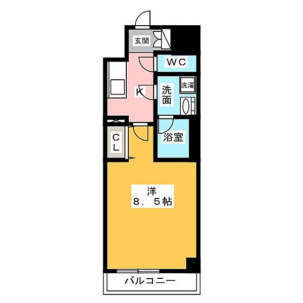 プランドール那古野 ｜愛知県名古屋市西区幅下２丁目(賃貸マンション1K・11階・27.75㎡)の写真 その2