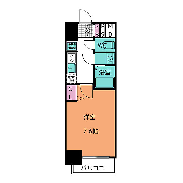 メイクスWアート丸の内 201｜愛知県名古屋市西区那古野１丁目(賃貸マンション1K・2階・25.41㎡)の写真 その2