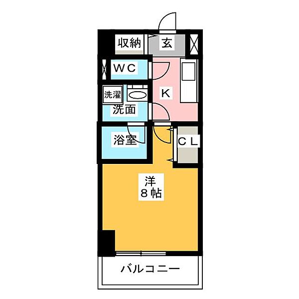 GRAN　30　NAGOYA ｜愛知県名古屋市中村区則武２丁目(賃貸マンション1K・7階・27.13㎡)の写真 その2