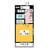 la flor 椿  ｜ 愛知県名古屋市中村区椿町（賃貸マンション1K・3階・24.80㎡） その2