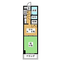 ハイネスト浜島  ｜ 愛知県名古屋市西区名駅２丁目（賃貸マンション1DK・6階・27.55㎡） その2