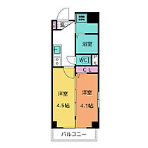 アレフガルド 504 ｜ 愛知県名古屋市西区栄生２丁目5-4（賃貸マンション2K・5階・29.30㎡） その2