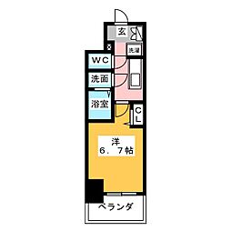 間取図画像 1K