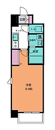 PURERESIDENCE名駅南 1Kの間取図画像