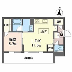 プレシャスレジデンス丸の内 1LDKの間取図画像