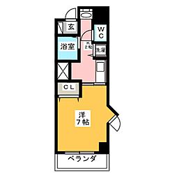 GP栄本町通り 1Kの間取図画像