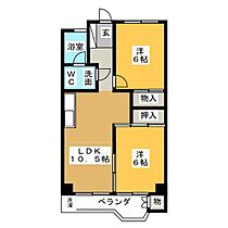 マンション中村  ｜ 愛知県名古屋市中村区太閤通４丁目（賃貸マンション2LDK・5階・45.50㎡） その2