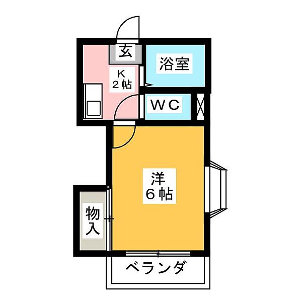 メゾニティＫ ｜愛知県名古屋市中村区松原町５丁目(賃貸アパート1K・1階・20.80㎡)の写真 その2