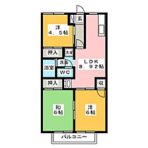 プレジールサクラII  ｜ 愛知県あま市森６丁目（賃貸アパート3LDK・2階・55.00㎡） その2