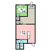 藤江町借家  ｜ 愛知県名古屋市中村区藤江町３丁目（賃貸一戸建1LDK・1階・44.62㎡） その2