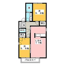 🉐敷金礼金0円！🉐フレグランスＨＡＲＵ　A棟