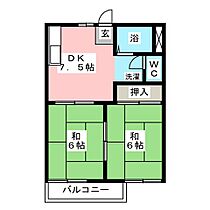 ファミール三武  ｜ 愛知県海部郡大治町大字西條字七反田（賃貸アパート2DK・2階・39.60㎡） その2