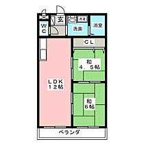 セピアローズ  ｜ 愛知県あま市中萱津南ノ川（賃貸アパート2LDK・2階・48.60㎡） その2