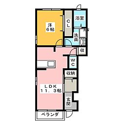 間取図画像 1LDK