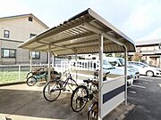 駐輪場です。