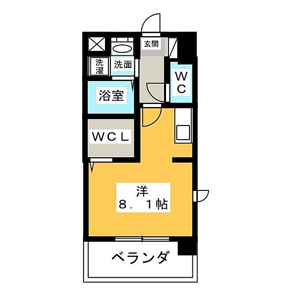 パルティール吹上アネックス ｜愛知県名古屋市昭和区阿由知通１丁目(賃貸マンション1R・3階・24.30㎡)の写真 その2