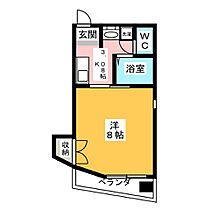 ＨＹマンション  ｜ 愛知県名古屋市昭和区広見町１丁目（賃貸マンション1K・6階・24.96㎡） その2