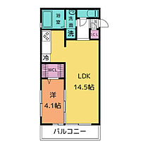 ヴィラージュ　ＡＲＫ  ｜ 愛知県名古屋市昭和区御器所１丁目（賃貸アパート1LDK・3階・43.98㎡） その2