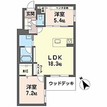 ベレオ川名 102 ｜ 愛知県名古屋市昭和区川名町２丁目63-1（賃貸マンション2LDK・1階・66.49㎡） その2