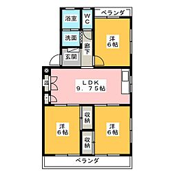 間取図画像 3LDK