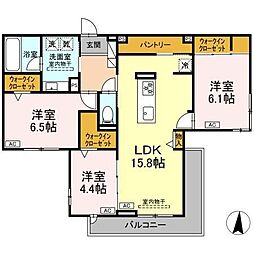 間取図画像 3LDK