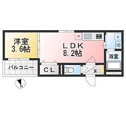 間取図画像 1LDK