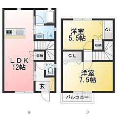 物件の間取り