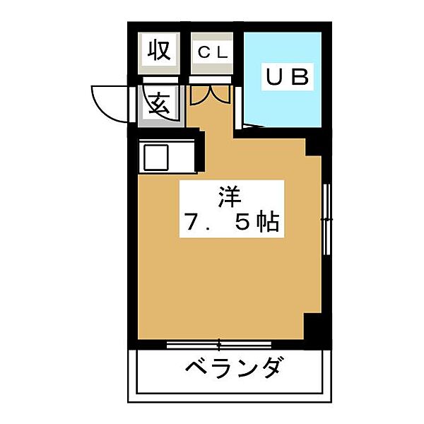 ジュネスそとしん ｜愛知県名古屋市中川区外新町１丁目(賃貸マンション1R・3階・17.01㎡)の写真 その2