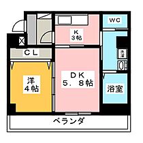 アクアグラス東雲橋  ｜ 愛知県名古屋市昭和区福江１丁目（賃貸マンション1LDK・3階・37.46㎡） その2