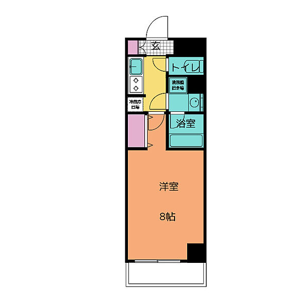 ブランシエスタ金山 1004｜愛知県名古屋市中区正木４丁目(賃貸マンション1K・10階・25.66㎡)の写真 その2