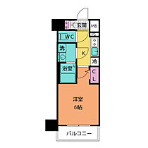 S-RESIDENCE尾頭橋 604 ｜ 愛知県名古屋市中川区尾頭橋３丁目22番12号（賃貸マンション1K・6階・22.08㎡） その2