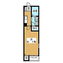 Principle金山東B棟  ｜ 愛知県名古屋市熱田区沢下町（賃貸アパート1K・2階・24.44㎡） その2