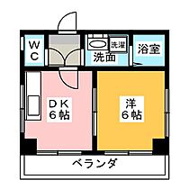 モリタビル  ｜ 愛知県名古屋市中川区尾頭橋１丁目（賃貸マンション1DK・2階・35.64㎡） その2