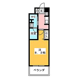 間取図画像 1K