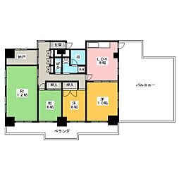 熱田ATビル 4SLDKの間取図画像