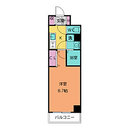 MAKESKAMIMAEZU4 1Kの間取図画像