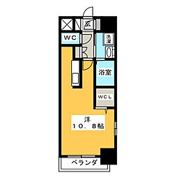 パークベア大須 ワンルームの間取図画像