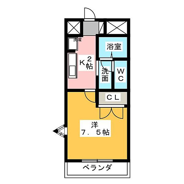 ルーエンハイム ｜愛知県名古屋市瑞穂区市丘町２丁目(賃貸マンション1K・3階・24.75㎡)の写真 その2