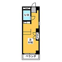 ファイブヒルズII  ｜ 愛知県名古屋市瑞穂区彌富通３丁目（賃貸マンション1R・2階・24.30㎡） その2