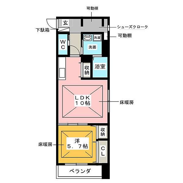 RIVO瑞穂通 ｜愛知県名古屋市瑞穂区瑞穂通７丁目(賃貸マンション1LDK・5階・43.58㎡)の写真 その2