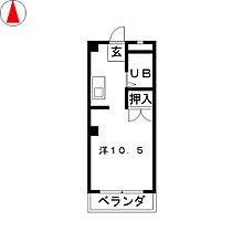 メゾン光  ｜ 愛知県名古屋市瑞穂区北原町２丁目（賃貸マンション1R・3階・25.92㎡） その2