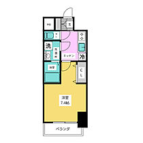 S-RESIDENCE堀田North 1501 ｜ 愛知県名古屋市瑞穂区大喜新町１丁目4-2（賃貸マンション1K・15階・24.85㎡） その2