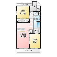 物件の間取り