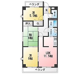 トミー寺崎 3LDKの間取図画像