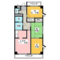 トミー寺崎 3LDKの間取図画像