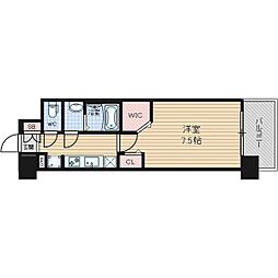 パルティール笠寺 1Kの間取図画像