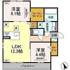 物件の間取り