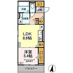 物件の間取り